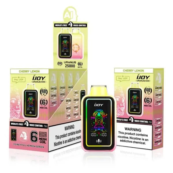 Best Deal iJoy Uranus 25000 Puffs Disposable Vape 20mL - Cherry Lemon