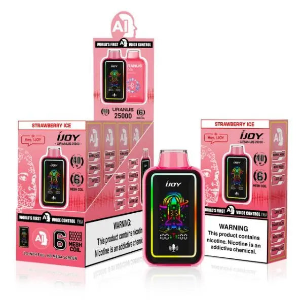 Best Deal iJoy Uranus 25000 Puffs Disposable Vape 20mL - Strawberry watermelon