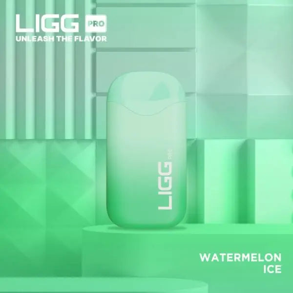 Best Deal LIGG Pro 5500 Puffs Rechargeable Disposable Vape 14mL Watermelon Ice