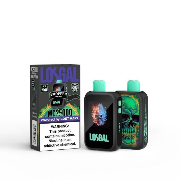 Best Deal Losgal MC25000 Disposable Vape 16mL Chopper Triple Berry