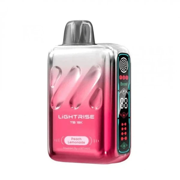 Best Deal Lost Vape Lightrise TB 18K Disposable Vape 18mL Peach Lemonade