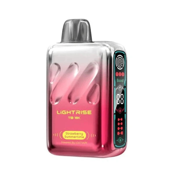 Best Deal Lost Vape Lightrise TB 18K Disposable Vape 18mL Strawberry Summertime