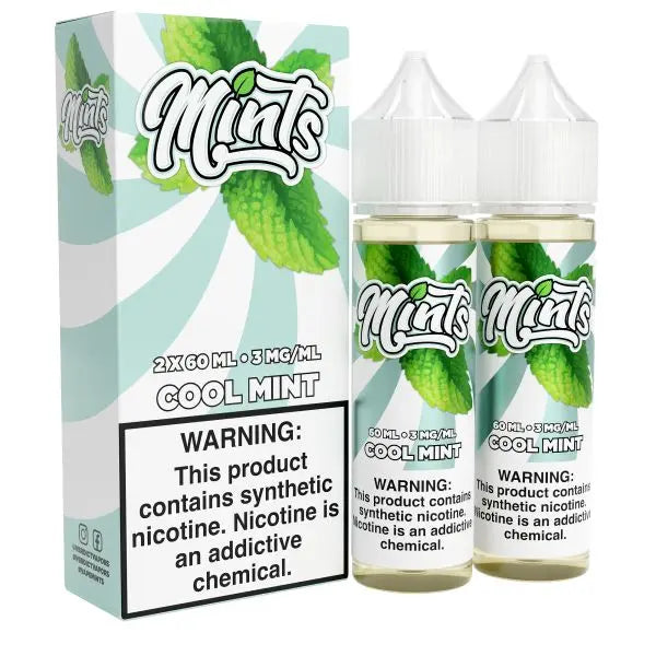 Mints 2x60ML Vape Juice Best Flavor Cool Mint