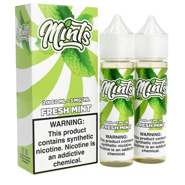 Mints 2x60ML Vape Juice Best Flavor Fresh Mint