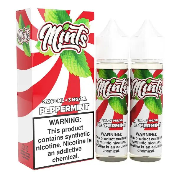 Mints 2x60ML Vape Juice Best Flavor Peppermint