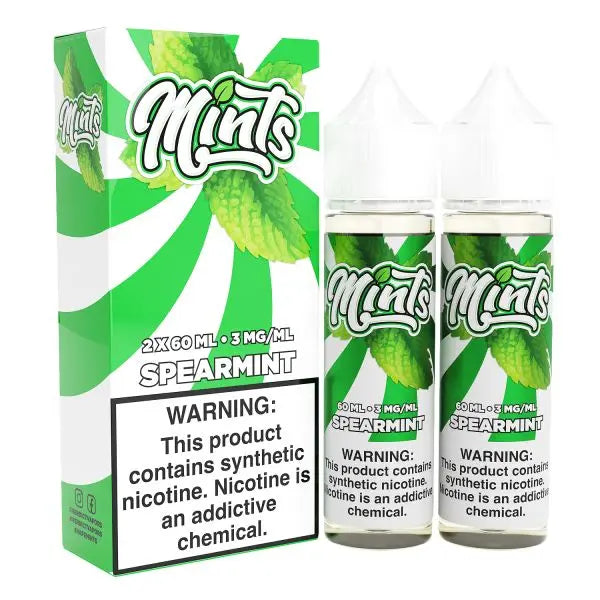 Mints 2x60ML Vape Juice Best Flavor Spearmint