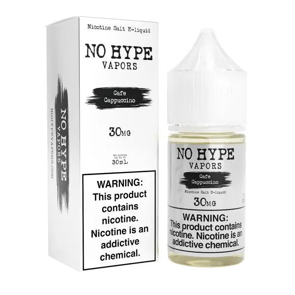 Best Deal No Hype E-Liquid 30mL Salt Nic Cafe Cappuccino