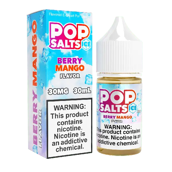 Best Deal Pop Salts E-Liquid 30mL Salt Nic Berry Mango Ice