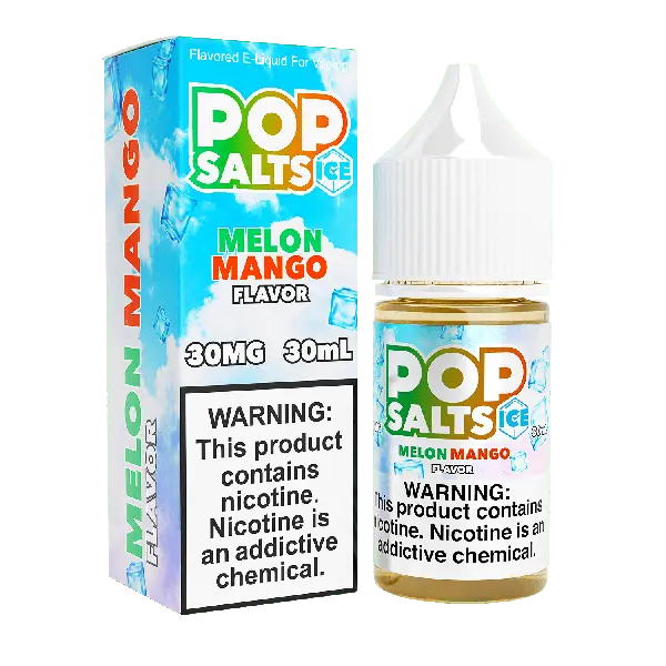 Best Deal Pop Salts E-Liquid 30mL Salt Nic Melon Mango Ice