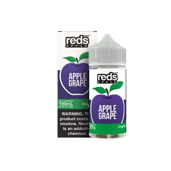 7Daze Reds 100mL Vape Juice Best Flavor Grape