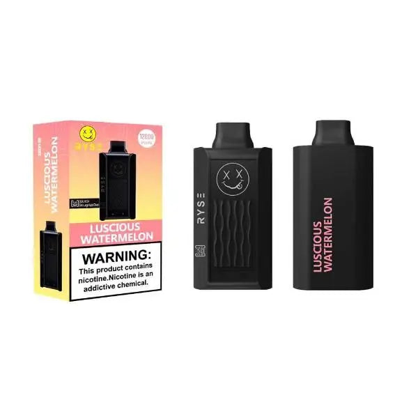 Best Deal RYSE 12000 Puffs Rechargeable Disposable Vape 18mL Luscious Watermelon