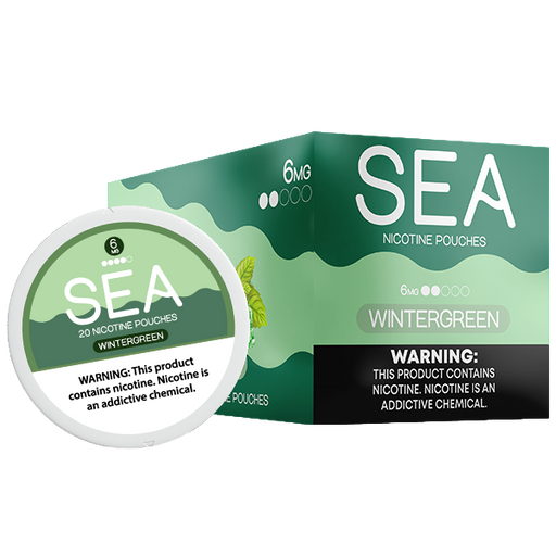 Best Deal SEA Semi-Dry Nicotine Pouches 5 Pack -  Wintegreen