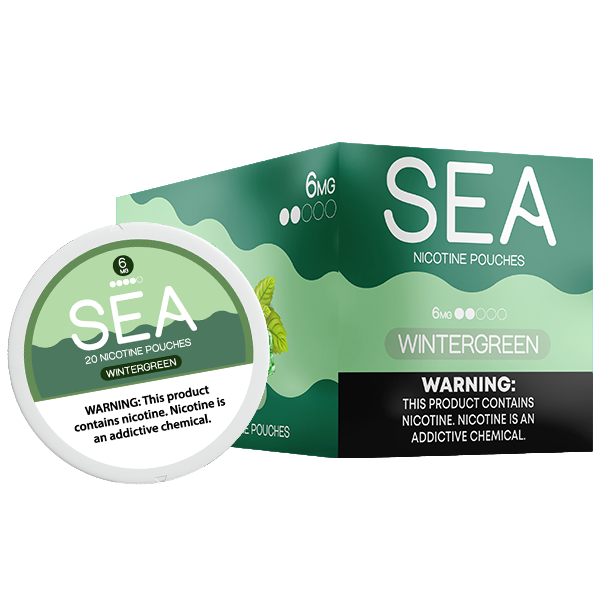 Best Deal SEA Semi-Dry Nicotine Pouches 5 Pack -  Wintegreen