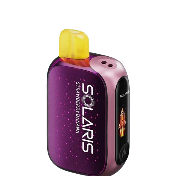 Best Deal Solaris 25K Puffs Rechargeable Vape 18mL Strawberry Banana