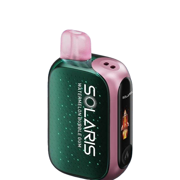 Best Deal Solaris 25K Puffs Rechargeable Vape 18mL Watermelon Bubble Gum