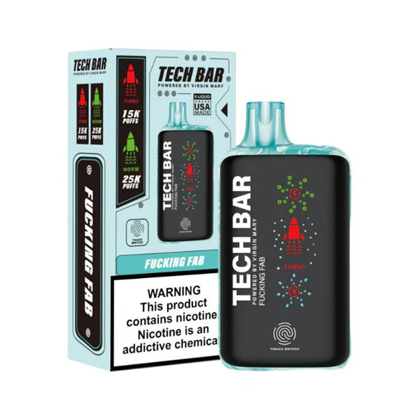 Best Deal Tech Bar 25000 Puffs Disposable Vape 25mL Fucking Fab