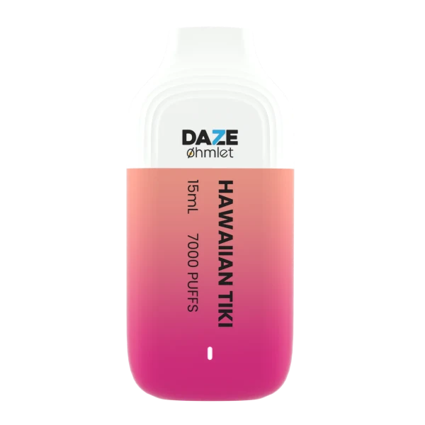 Daze OHMLET 7000 Puffs Single Disposable Vape-0mg Best Flavor Hawaiian Tiki