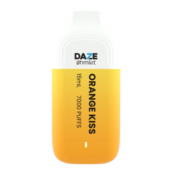 Daze OHMLET 7000 Puffs Single Disposable Vape-0mg Best Flavor Orange Kiss