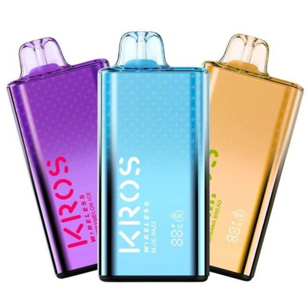 Best Deals KROS Wireless 9000 Puffs Disposable Vape Best Flavors