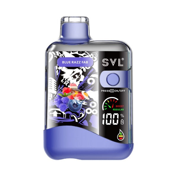 Best Deal SVL BX12000 Disposable Vape 18mL Blue Razz Fab