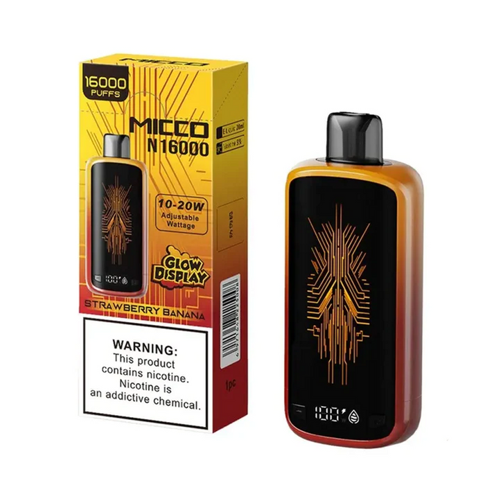 Strawberry Banana MICCO N16000 Disposable Vape