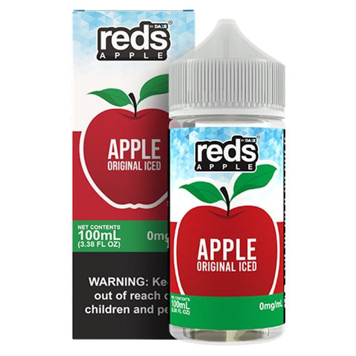 Best Deal 7Daze Reds 100mL Vape Juice Best Flavor Apple Iced deal