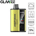 Glamee GT 8000 Puffs Disposable Vape 16mL Best Flavor Peach Mango Watermelon