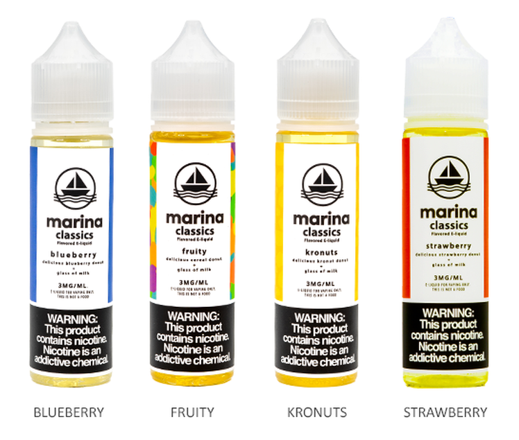 Marina Vape Donuts Vape Juice 60mL Best Flavors