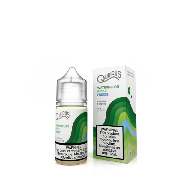 Watermelon Apple Freeze Qurious Synthetic Salt E-Liquid