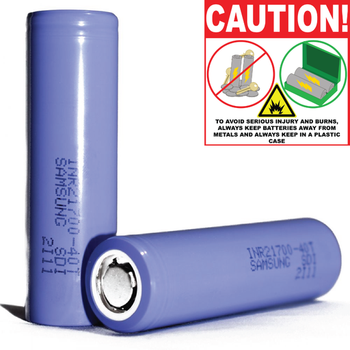 Samsung 40T 4000mAh 21700 Battery 2 Pack Wholesale