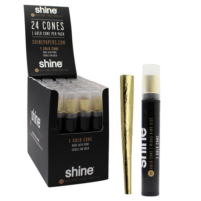 Shine King Size Cones 24 Pack Wholesale