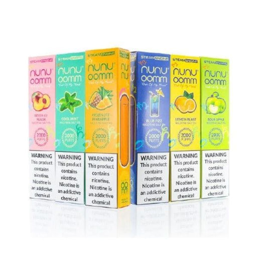 Steam Engine Vape NuNu OOMM 2000 Puffs Rechargeable Vape Disposable 6.5mL 10 Pack Best Flavors