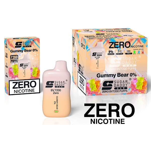 Sugar Daddy Bar BV7200 Recharge Vape 18mL Best Flavor Gummy Bear