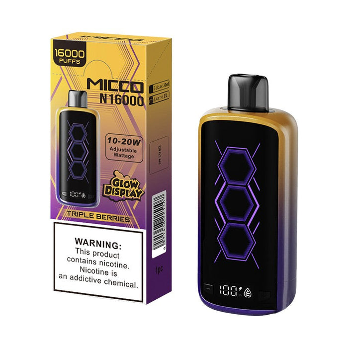 Triple Berries MICCO N16000 Disposable Vape