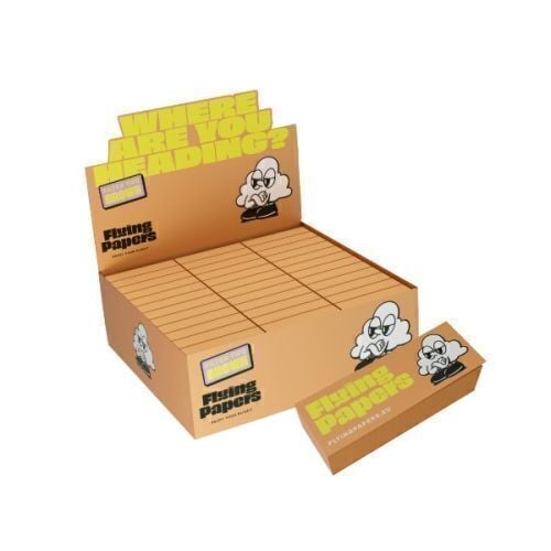 Flying Papers Tear Off Roll Rolling Papers Brown
