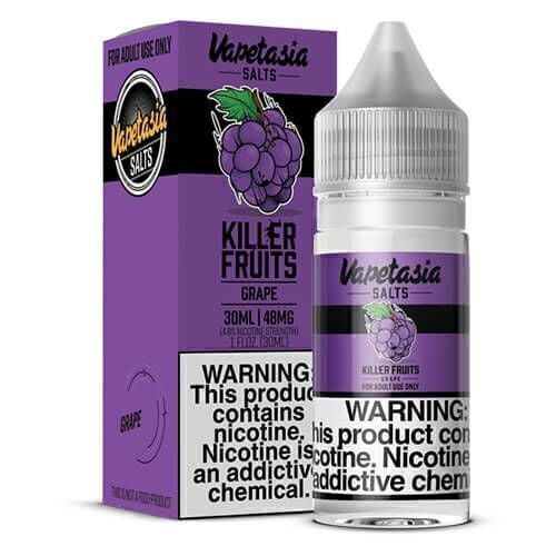 Grape eLiquid By Vapetasia Killer Fruits NTN SALTS - 30ml